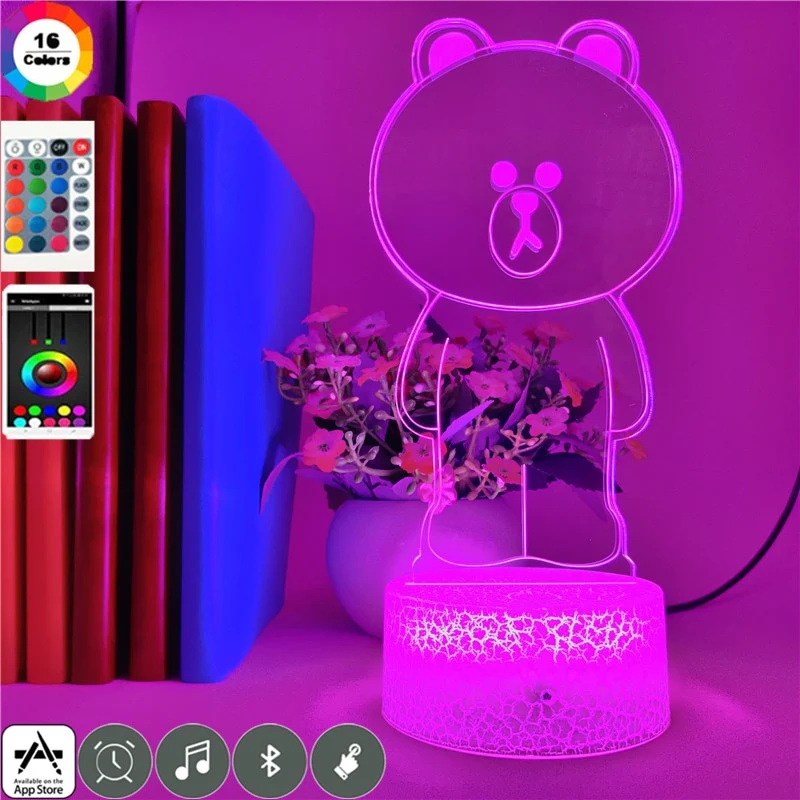 Niedlicher Teddybär als LED Nachtlicht