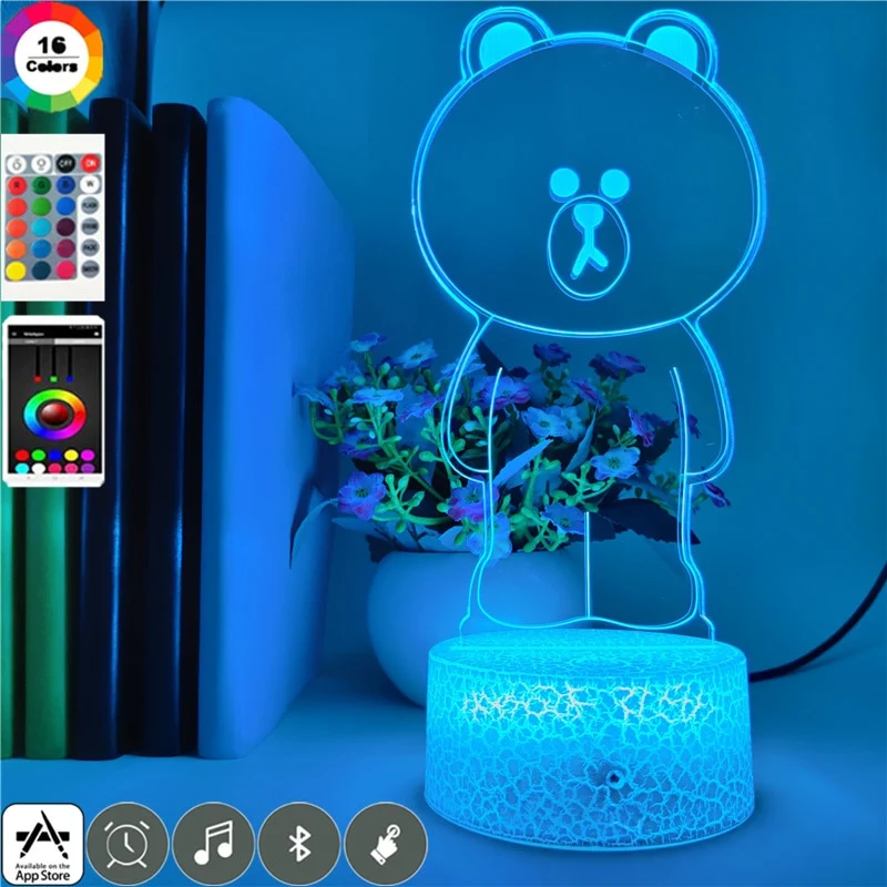 Niedlicher Teddybär als LED Nachtlicht