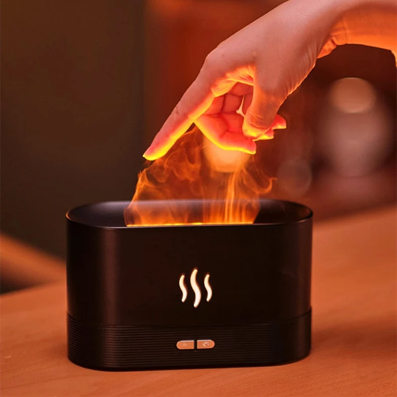 USB-Flammen Nacht Licht Luftbefeuchter