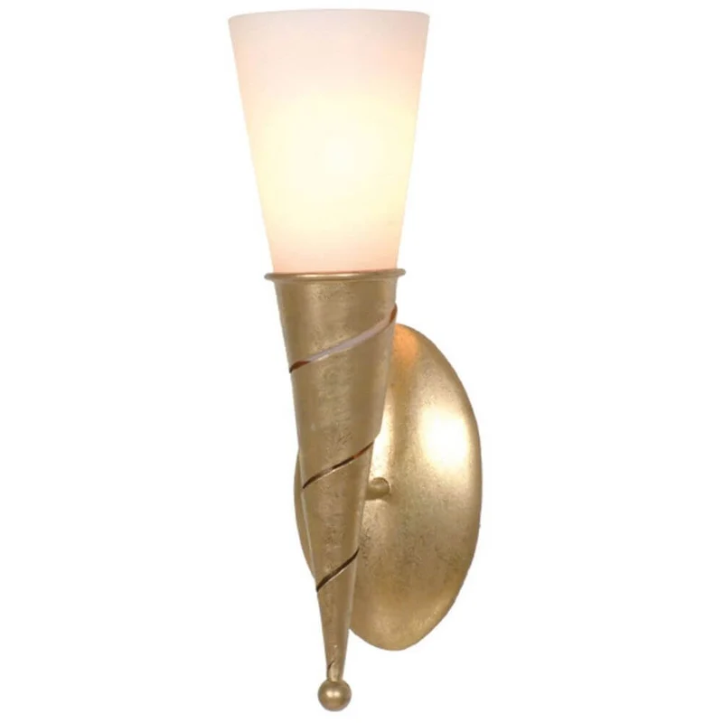 Wandleuchte Innovazione Eisen-Glas Gold