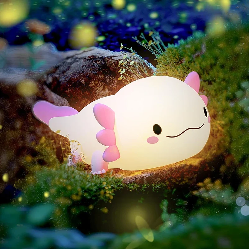 Niedliches Axolotl Nachtlicht Nachtlampe