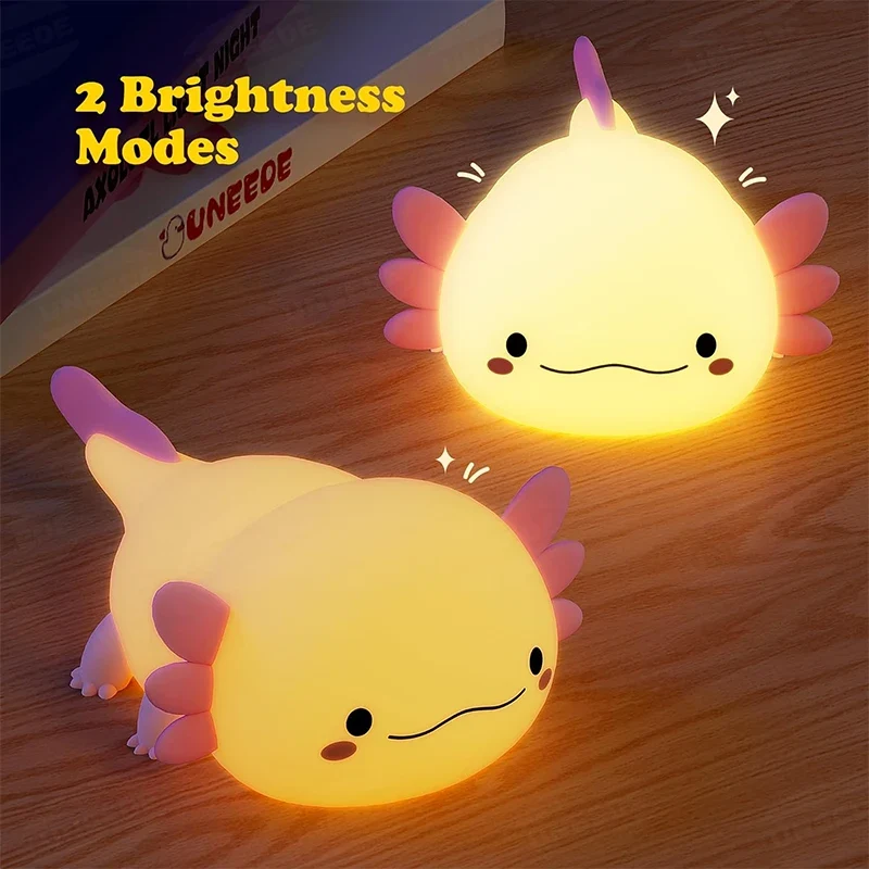 Niedliches Axolotl Nachtlicht Nachtlampe