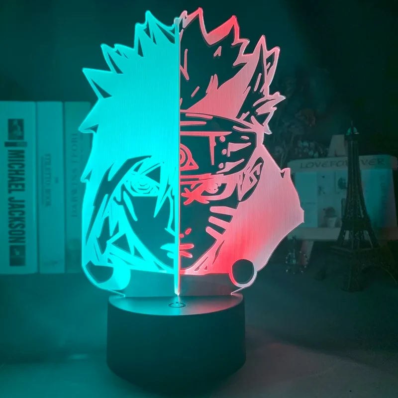 Attack on Titan Anime Lampe Nachtlicht mit Farbwechsel und 3D Effekt
