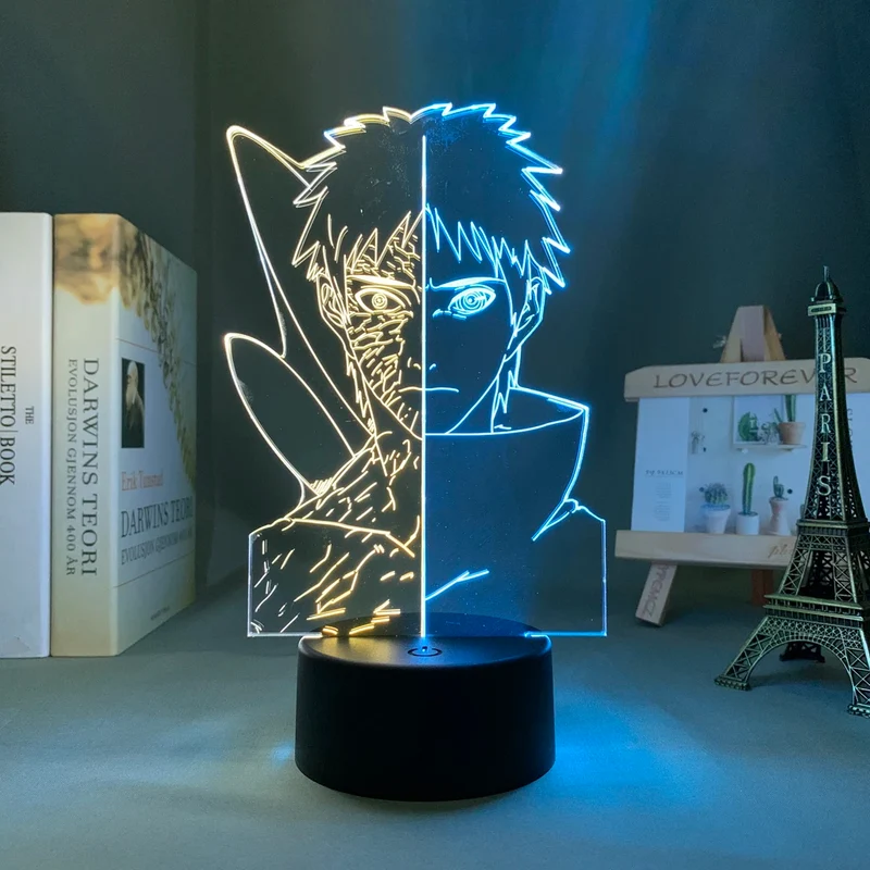 Attack on Titan Anime Lampe Nachtlicht mit Farbwechsel und 3D Effekt