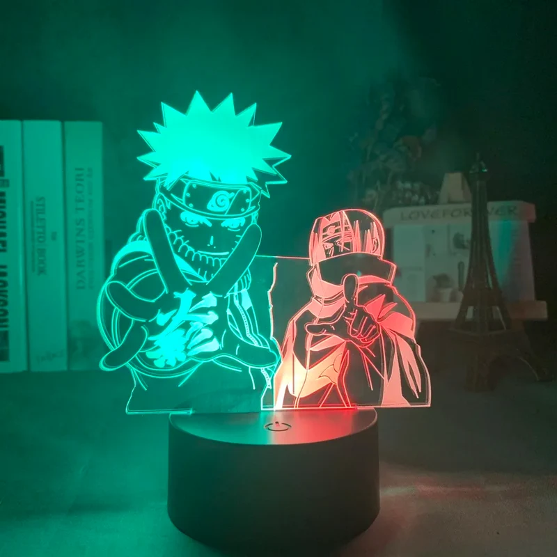 Attack on Titan Anime Lampe Nachtlicht mit Farbwechsel und 3D Effekt