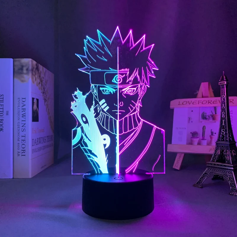 Attack on Titan Anime Lampe Nachtlicht mit Farbwechsel und 3D Effekt