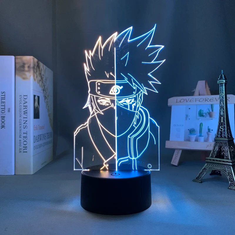 Attack on Titan Anime Lampe Nachtlicht mit Farbwechsel und 3D Effekt