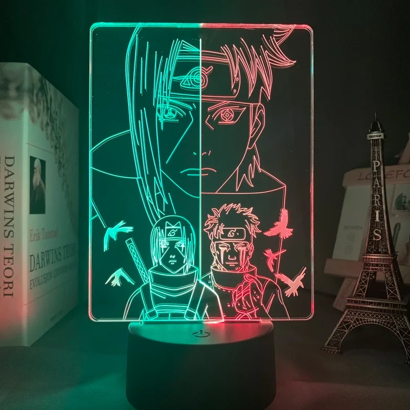 Attack on Titan Anime Lampe Nachtlicht mit Farbwechsel und 3D Effekt