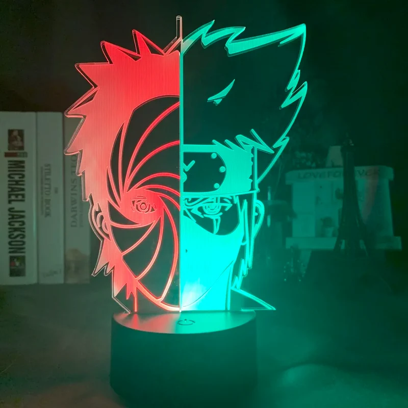 Attack on Titan Anime Lampe Nachtlicht mit Farbwechsel und 3D Effekt