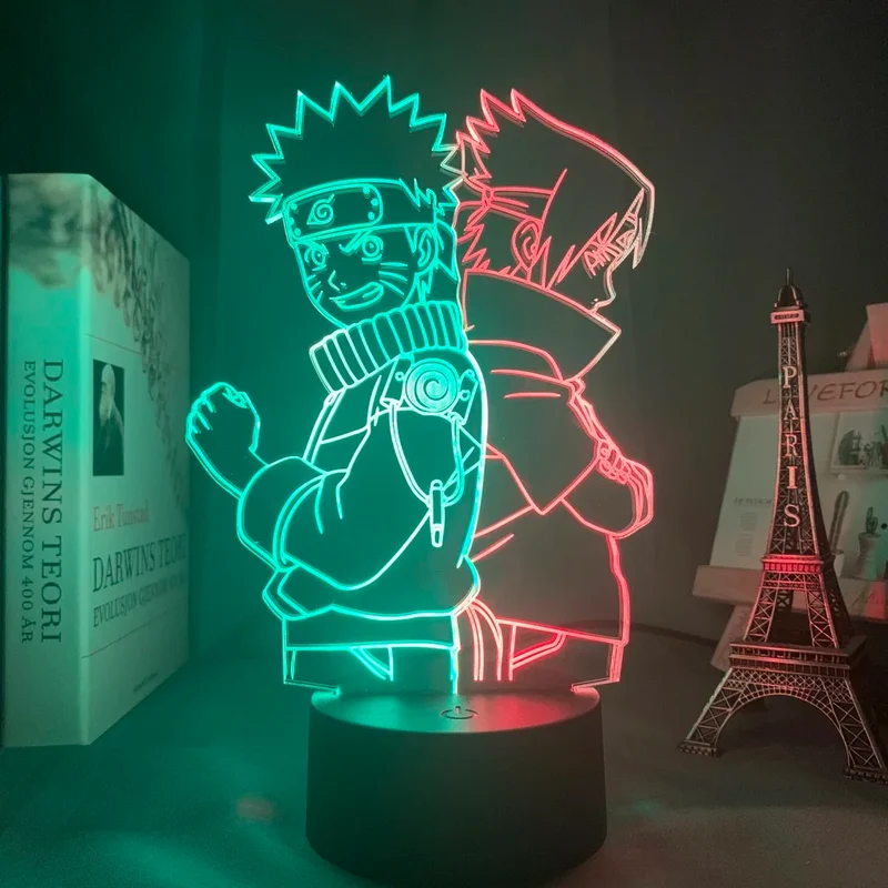 Attack on Titan Anime Lampe Nachtlicht mit Farbwechsel und 3D Effekt