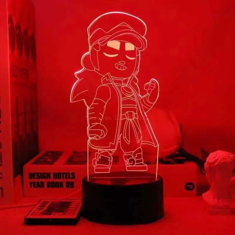 Brawl Stars Poco Spike E Primo Leon Nachtlicht Lampe