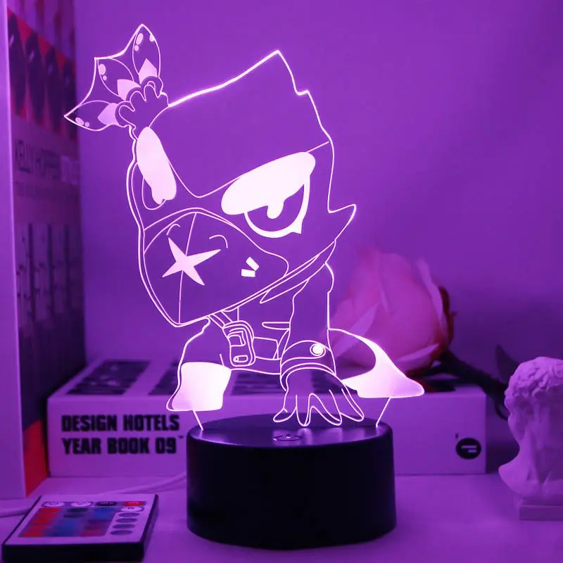 Brawl Stars Poco Spike E Primo Leon Nachtlicht Lampe