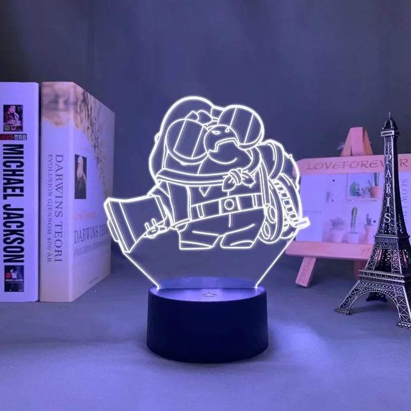 Brawl Stars Poco Spike E Primo Leon Nachtlicht Lampe