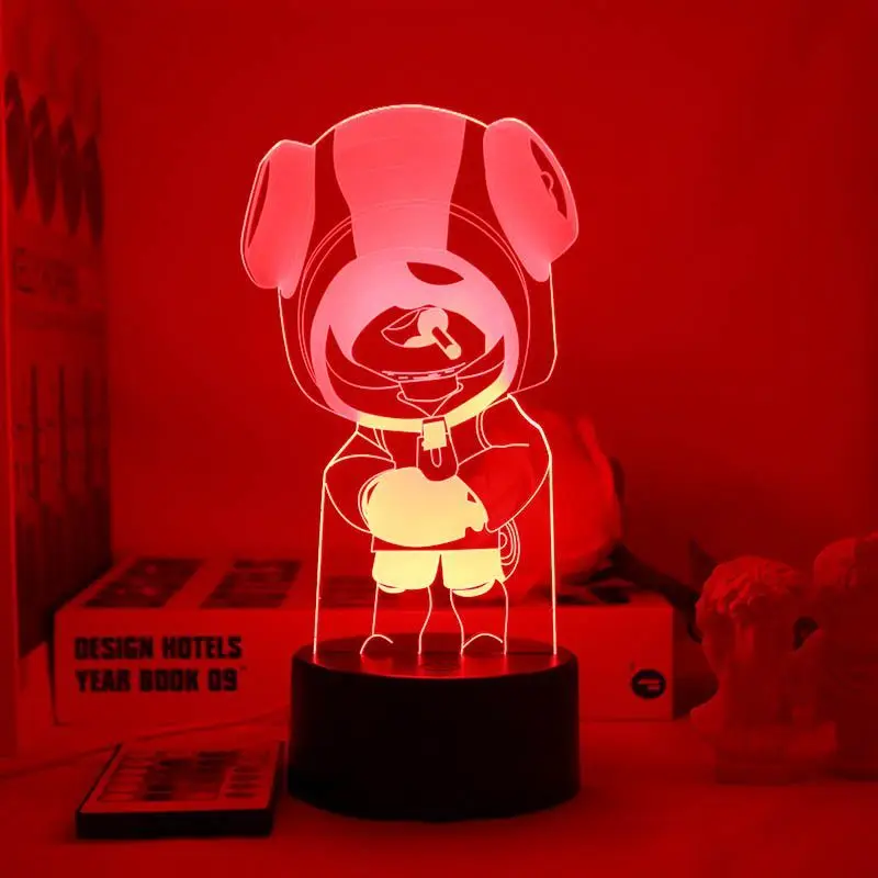 Brawl Stars Poco Spike E Primo Leon Nachtlicht Lampe