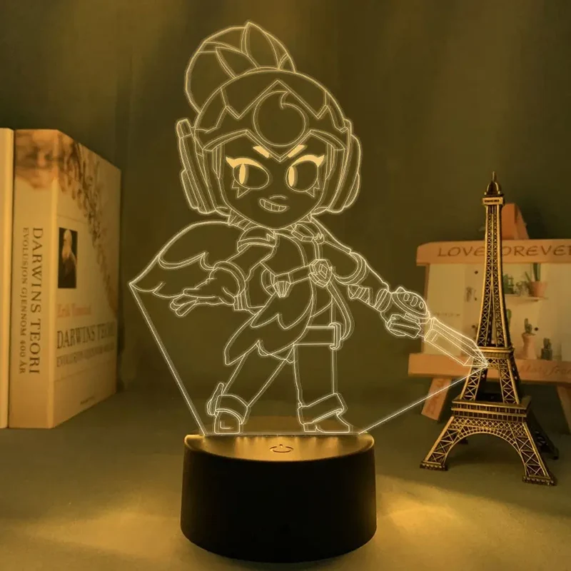 Brawl Stars Poco Spike E Primo Leon Nachtlicht Lampe