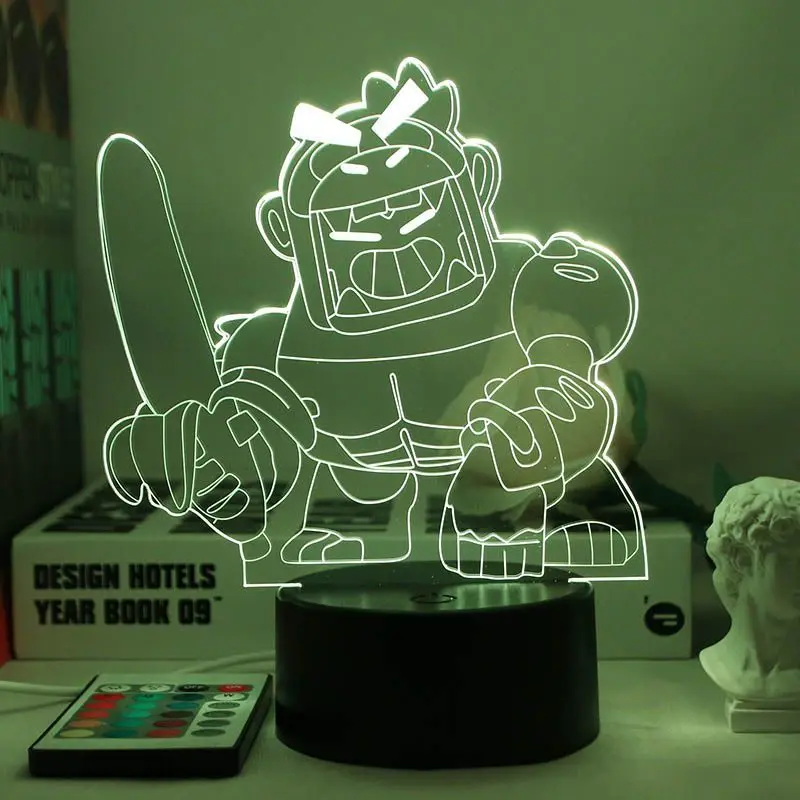 Brawl Stars Poco Spike E Primo Leon Nachtlicht Lampe