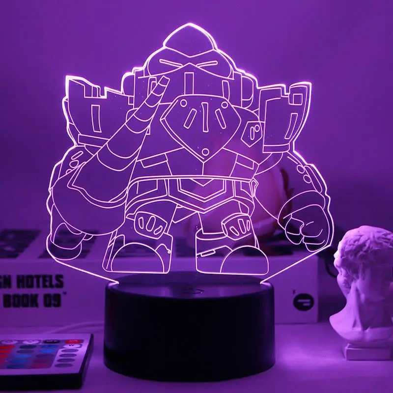 Brawl Stars Poco Spike E Primo Leon Nachtlicht Lampe