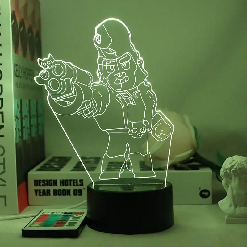 Brawl Stars Poco Spike E Primo Leon Nachtlicht Lampe