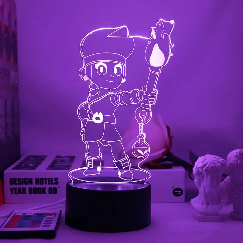 Brawl Stars Poco Spike E Primo Leon Nachtlicht Lampe