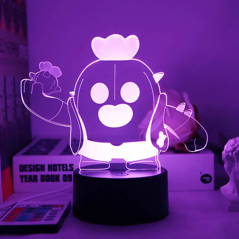Brawl Stars Poco Spike E Primo Leon Nachtlicht Lampe