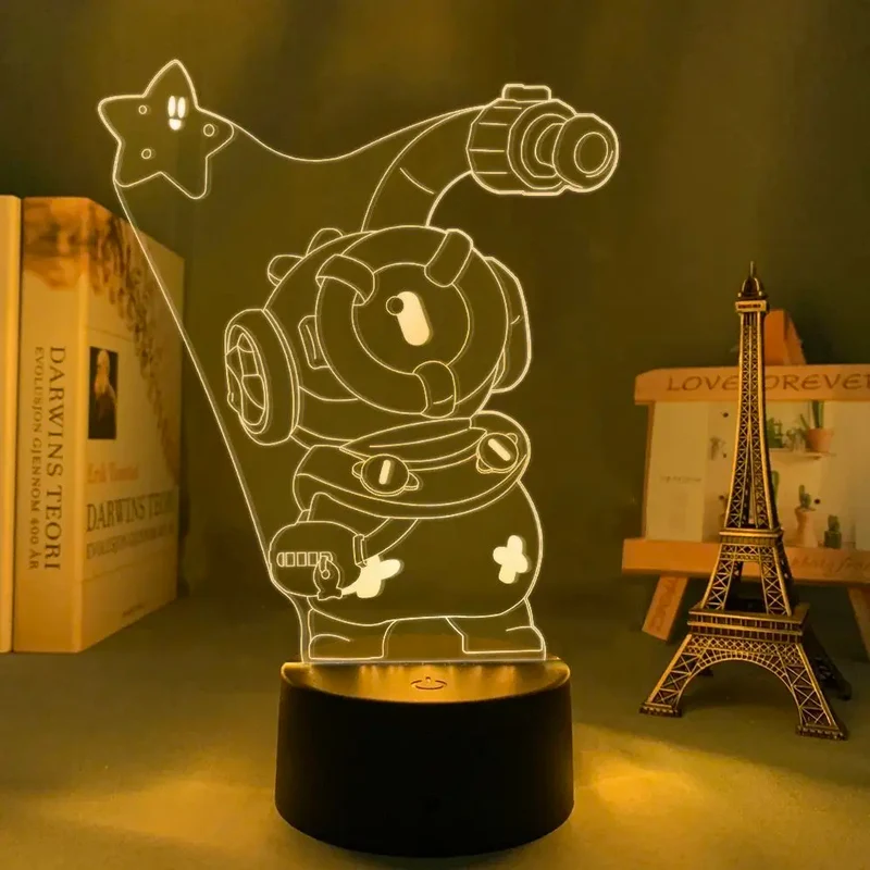 Brawl Stars Poco Spike E Primo Leon Nachtlicht Lampe