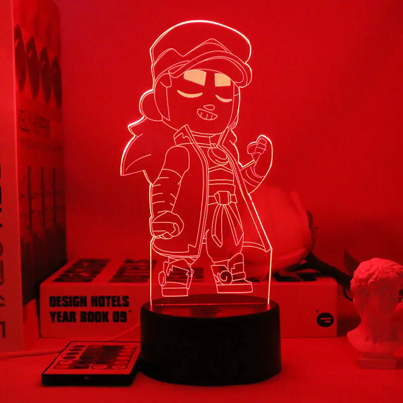 Brawl Stars Poco Spike E Primo Leon Nachtlicht Lampe