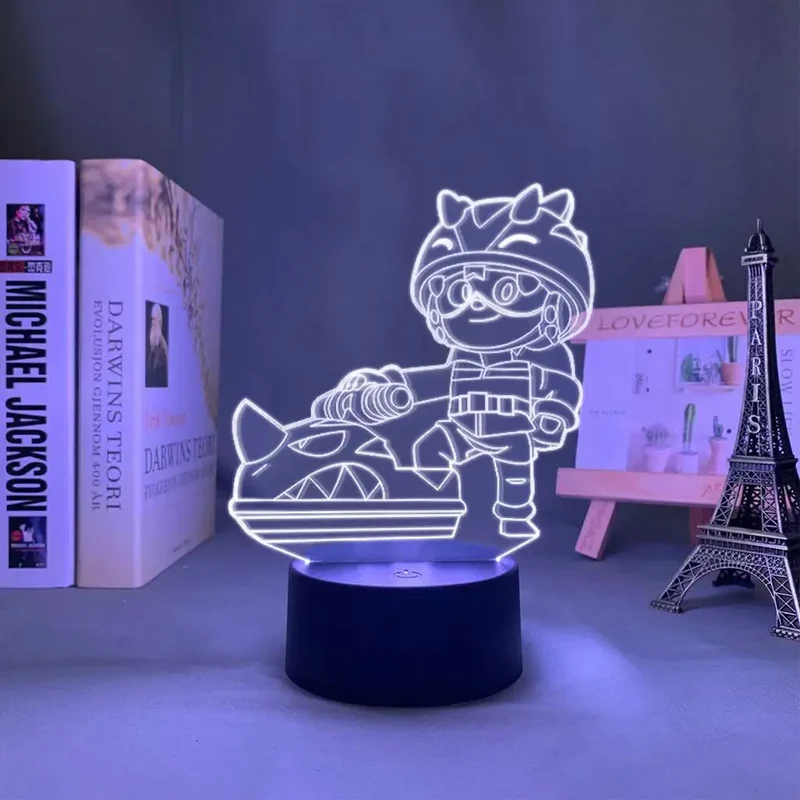 Brawl Stars Poco Spike E Primo Leon Nachtlicht Lampe