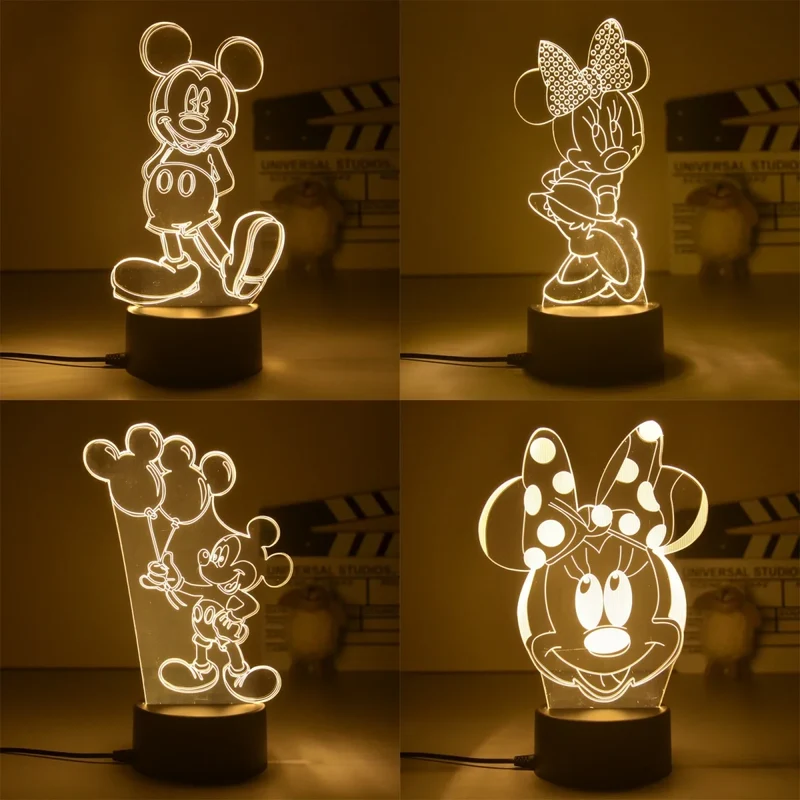 Niedliche Mickey Maus Nachtlampen in vielen Motiven