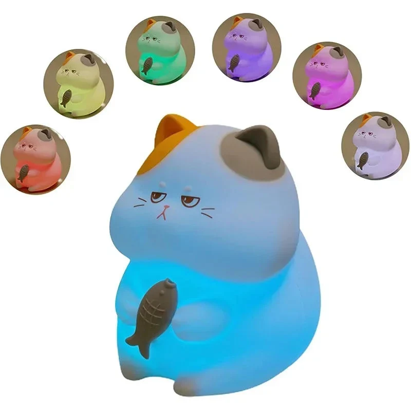 Veilleuse Chat Silicone - KittyLumi