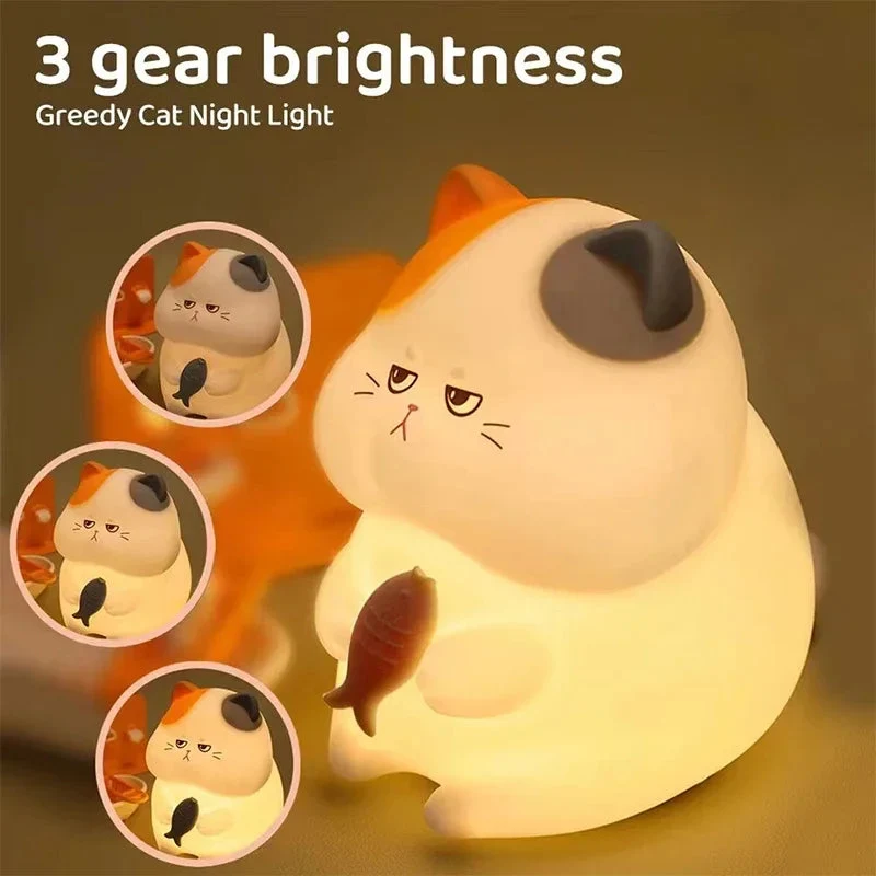 Veilleuse Chat Silicone - KittyLumi
