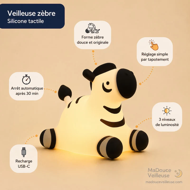 Veilleuse zèbre - ZebraLight