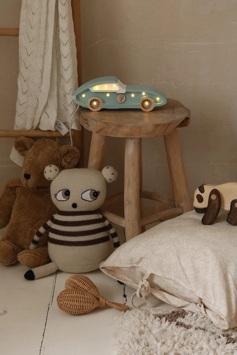 Little Lights Race Car Mini Night Light | Retroblue