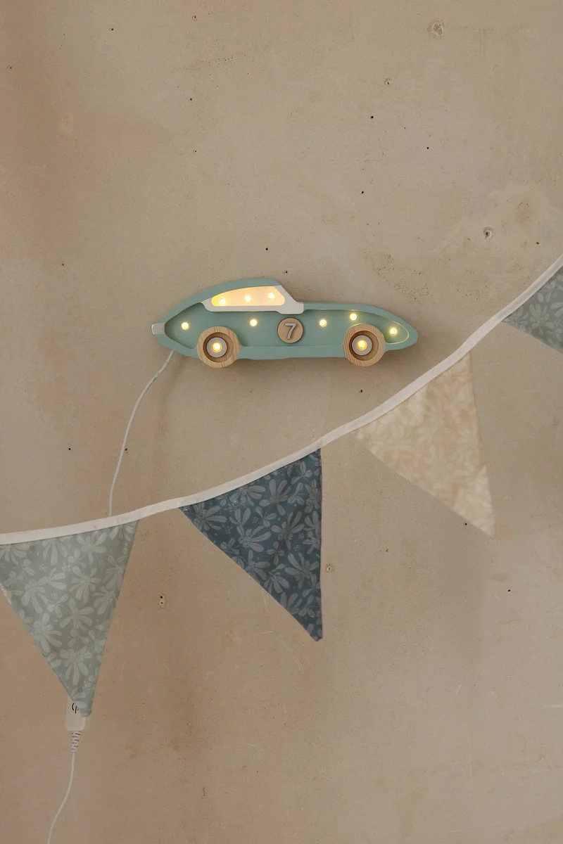 Little Lights Race Car Mini Night Light | Retroblue