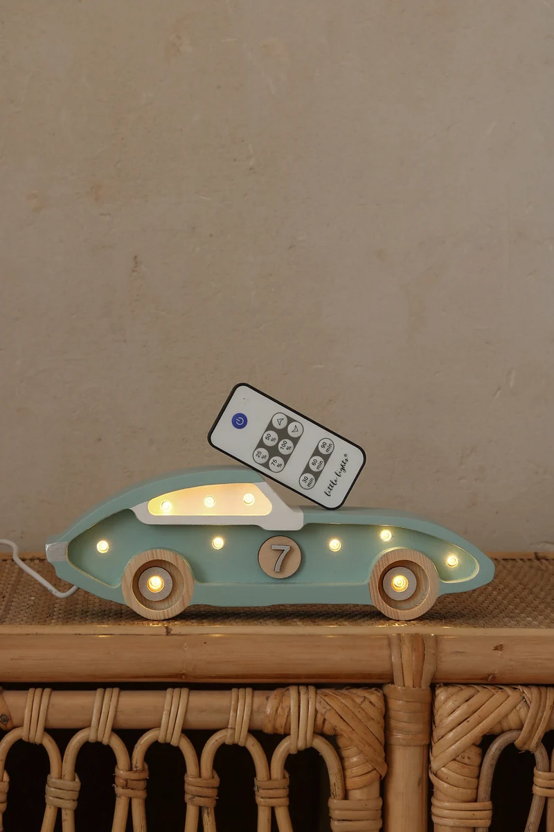 Little Lights Race Car Mini Night Light | Retroblue