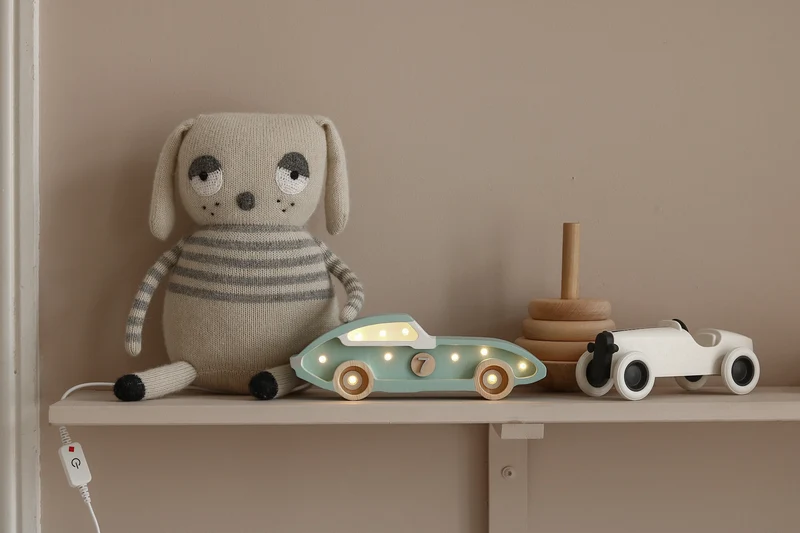 Little Lights Race Car Mini Night Light | Retroblue