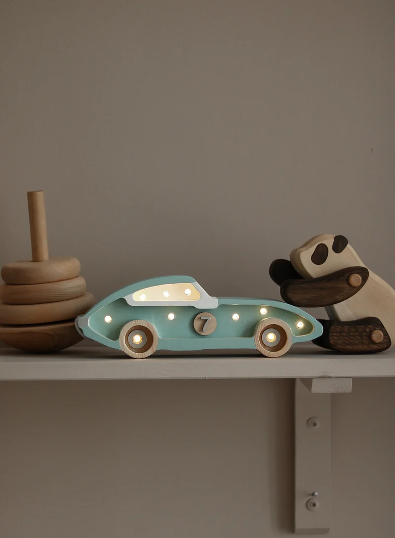 Little Lights Race Car Mini Night Light | Retroblue