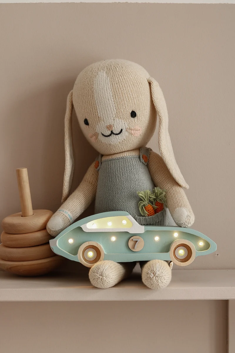 Little Lights Race Car Mini Night Light | Retroblue