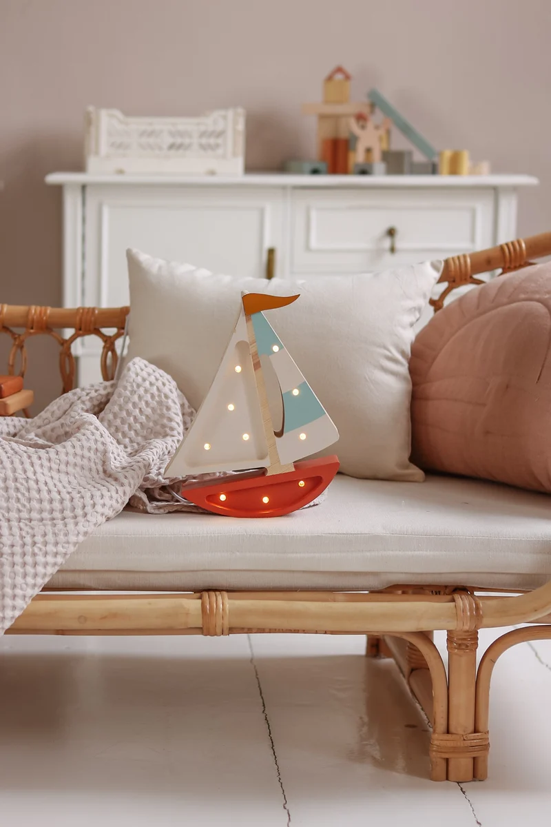 Little Lights Sailboat Night Light | Harbor Clay
