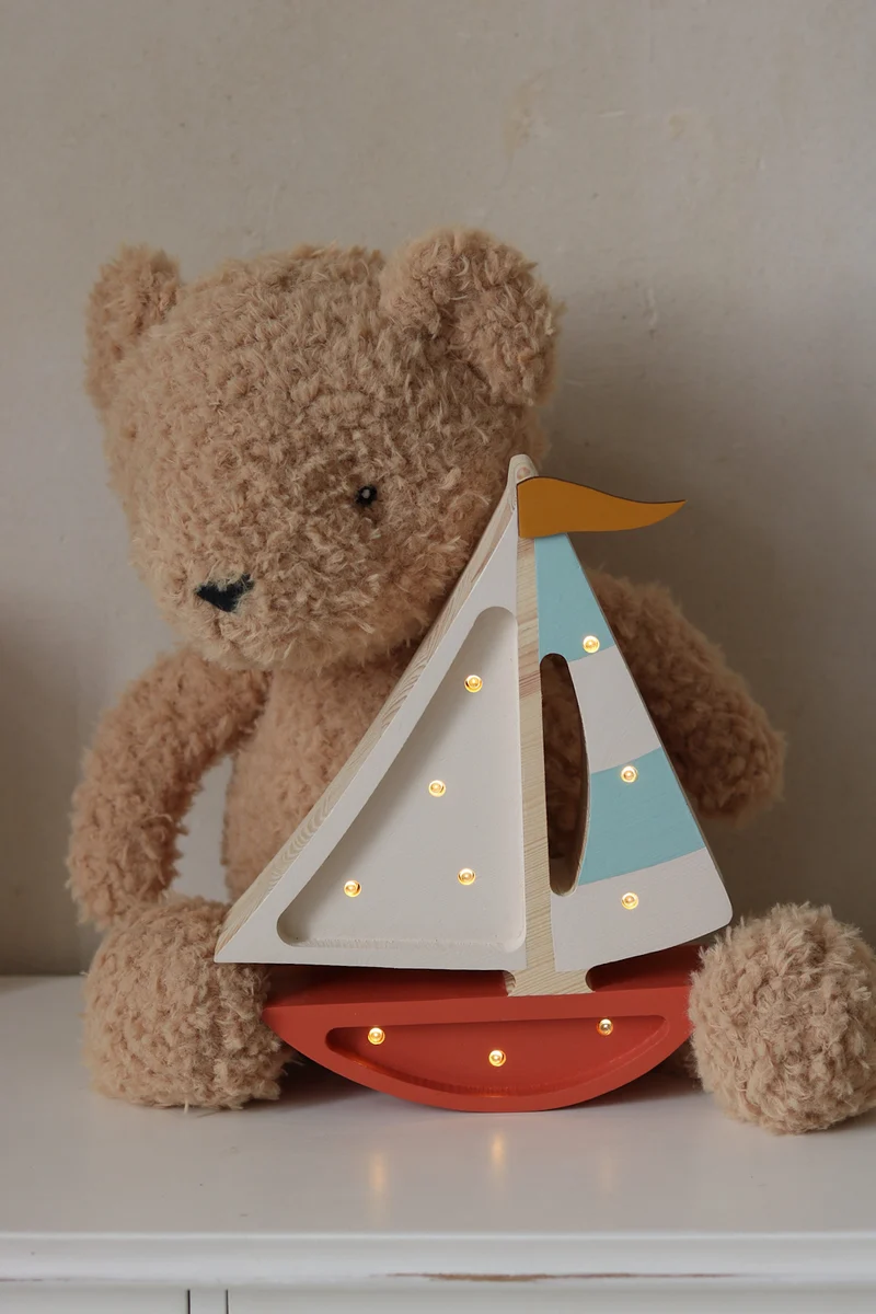 Little Lights Sailboat Night Light | Harbor Clay