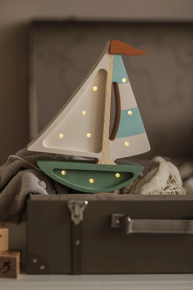 Little Lights Sailboat Night Light | Olive Tree