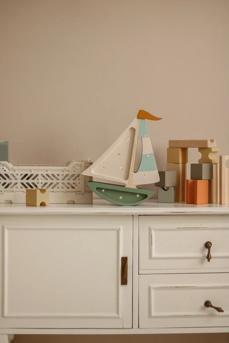 Little Lights Sailboat Night Light | Olive Tree