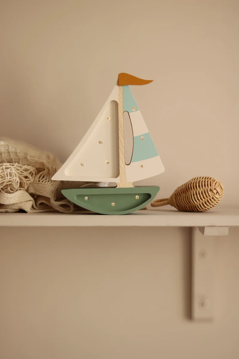 Little Lights Sailboat Night Light | Olive Tree