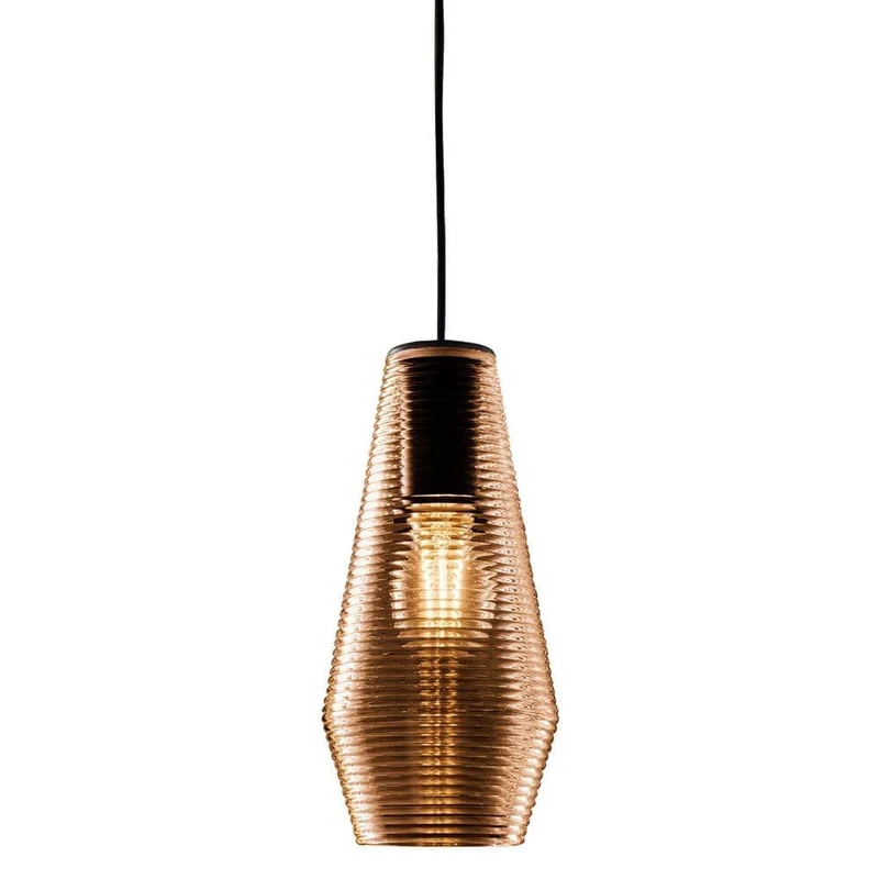 Panzeri Olivia Pendellampe mit geripptem Glas