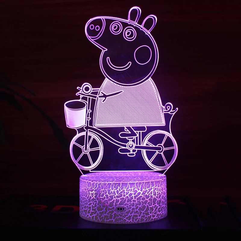 Peppa Wutz Nachtlicht in verschiedenen Motiven