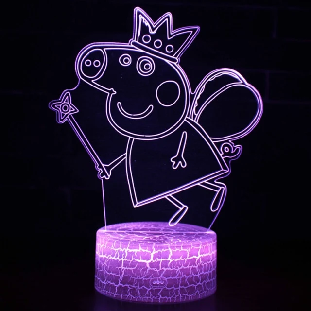 Peppa Wutz Nachtlicht in verschiedenen Motiven