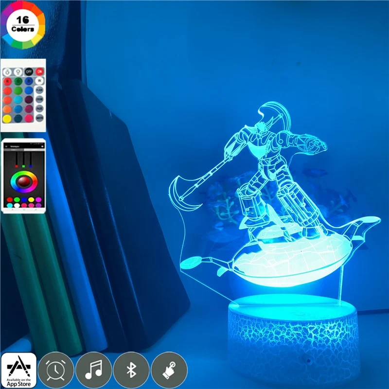 3D-Hologramm-Lampe mit Leuchtmotiv Grendizer Anime