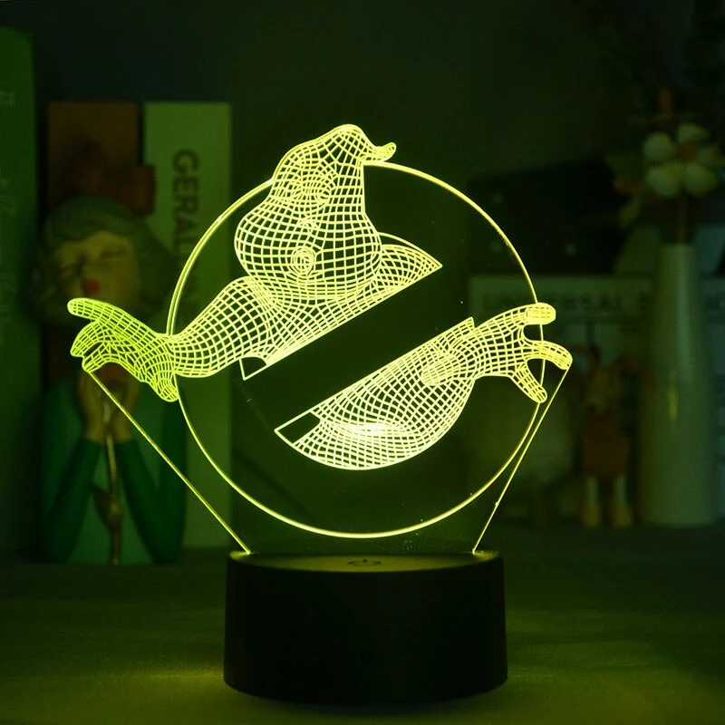 3D LED Nachtlicht Ghostbusters