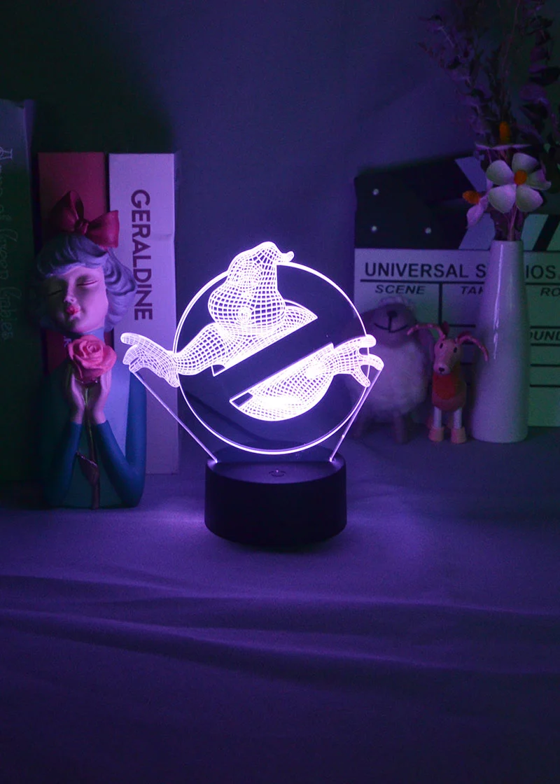 3D LED Nachtlicht Ghostbusters