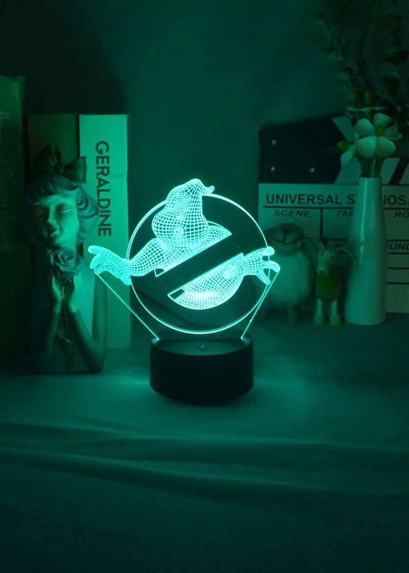 3D LED Nachtlicht Ghostbusters