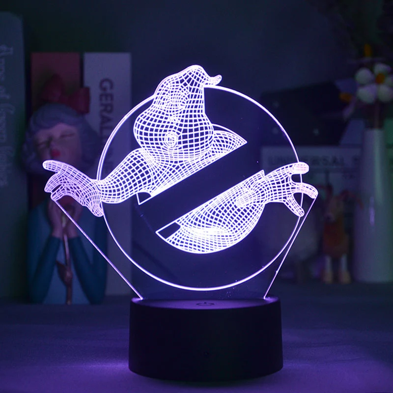 3D LED Nachtlicht Ghostbusters